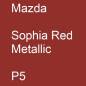 Preview: Mazda, Sophia Red Metallic, P5.